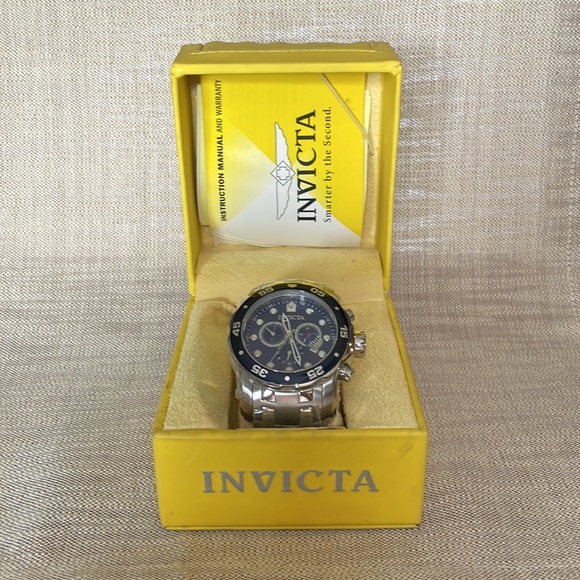 🎉HOST PICK🎊 Invicta Men's 80057 Pro Diver Stainless Steel Watch with Blue Dial - Picture 4 of 7
